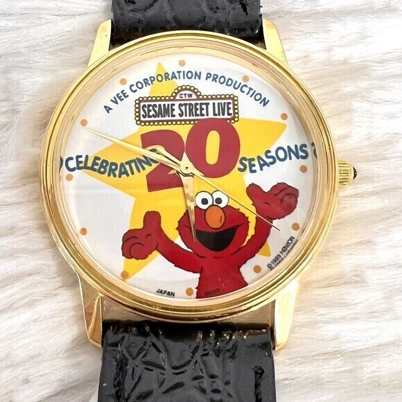 2000 Sesame Street‎ Live 20th Anniversary Watch- Vintage Sesame Street Live Elmo - Picture 1 of 14